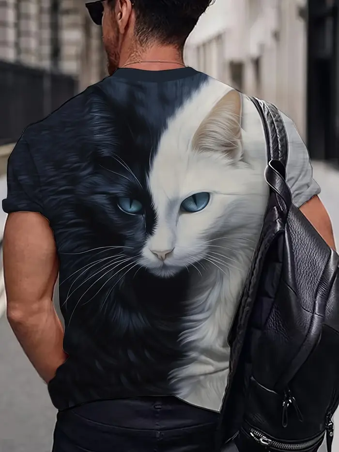 T-shirt manches courtes col rond pour homme