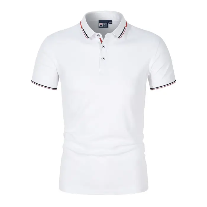 Polo homme manches courtes coupe ajustée