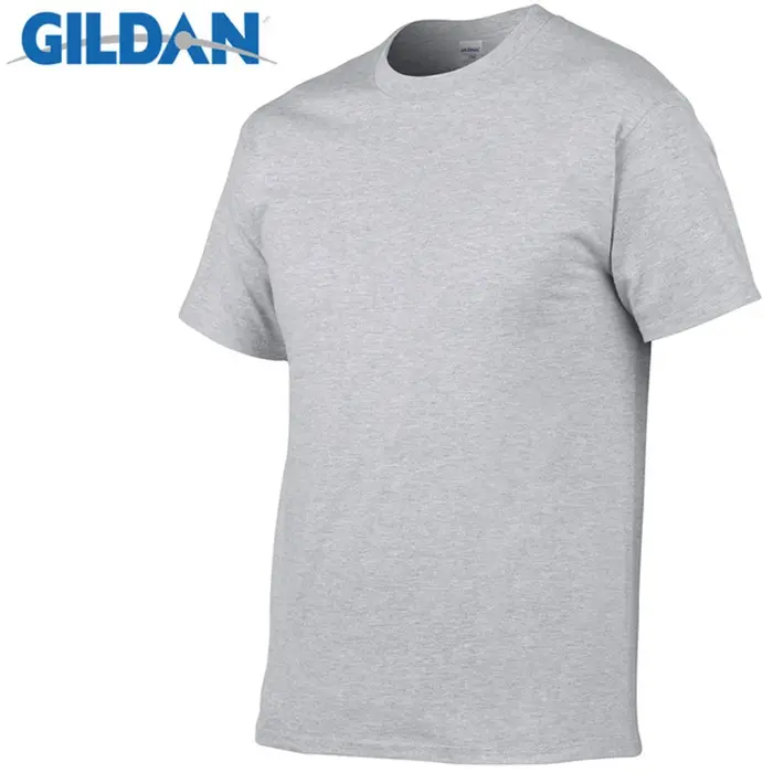 Gildan-T-Shirt à manches courtes pour homme, 100% coton, résistant, confortable et respirant, vêteme