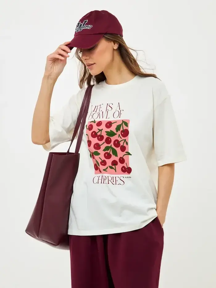 T-shirt imprimé pour femmes