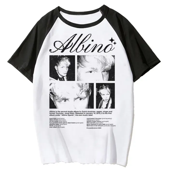 Joost Klein t-shirt femme psychédélique rétro graphique esthétique hip hop