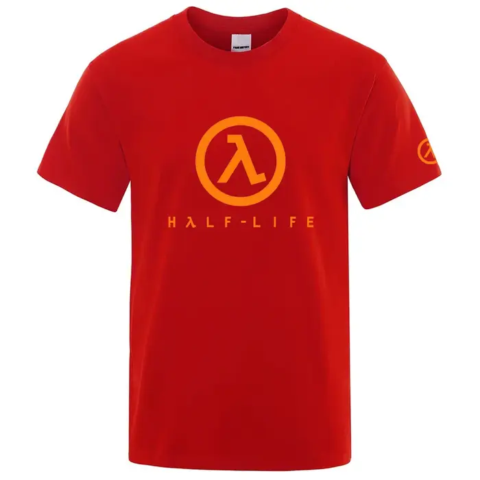 2025 Half Life Game 1998 été homme col rond haut décontracté mince coton à manches courtes nouveau T-shirt respirant à la mode