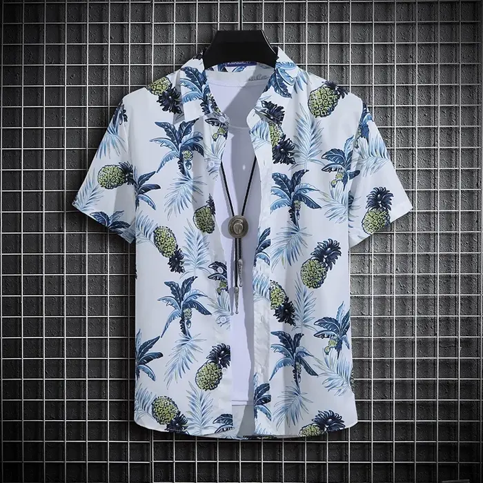 Chemise hawaïenne pour hommes