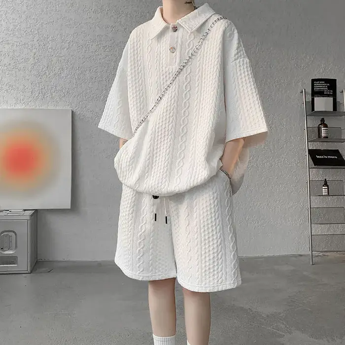Ensemble polo et short de sport pour homme