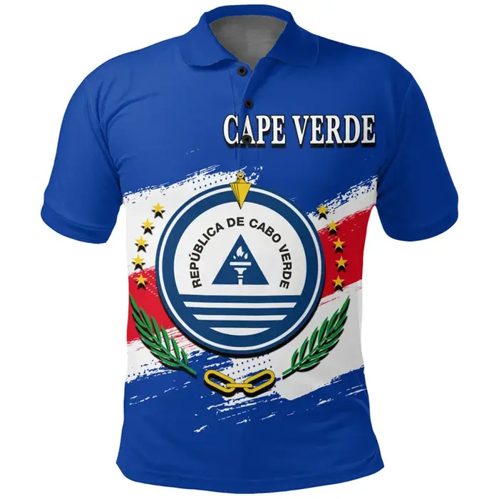 Polo vintage imprimé en 3D pour hommes