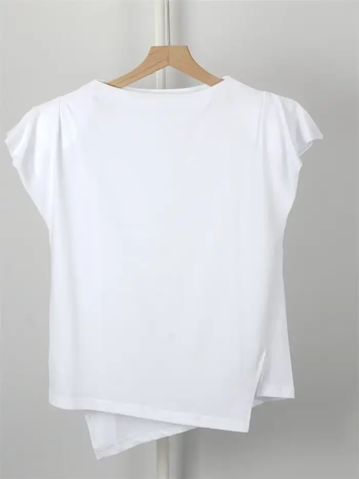 T-Shirt à manches volantes pour femmes