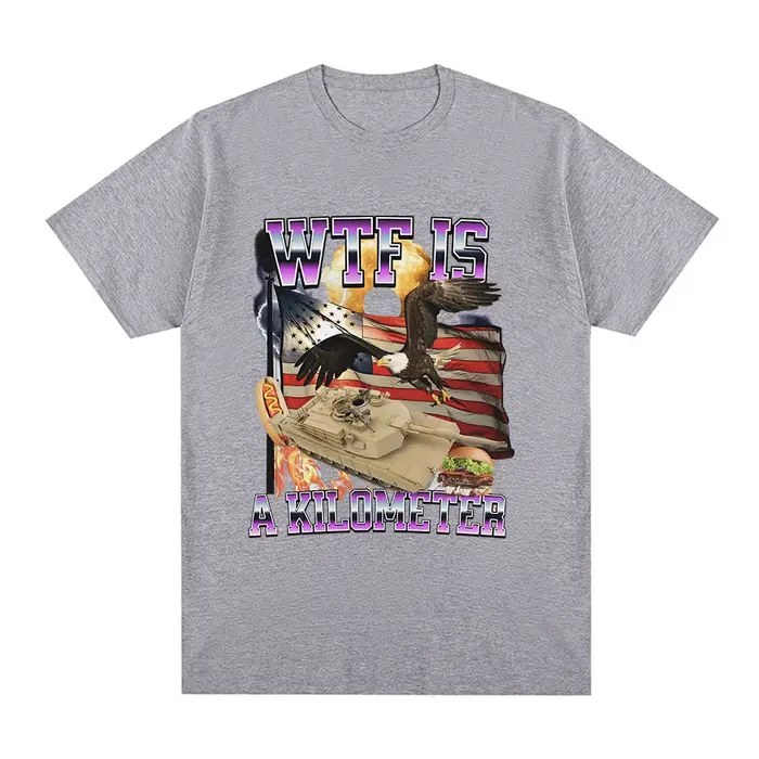 Wtf Is A Kilometer Meme Graphic T-shirt pour homme