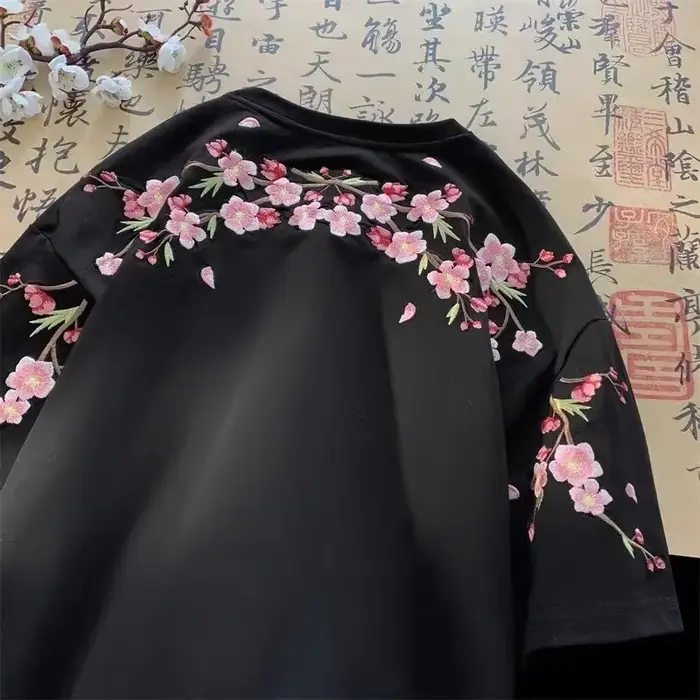 T-shirts d'été à manches courtes pour hommes et femmes, en coton, à la mode, esthétique Y2K, col rond