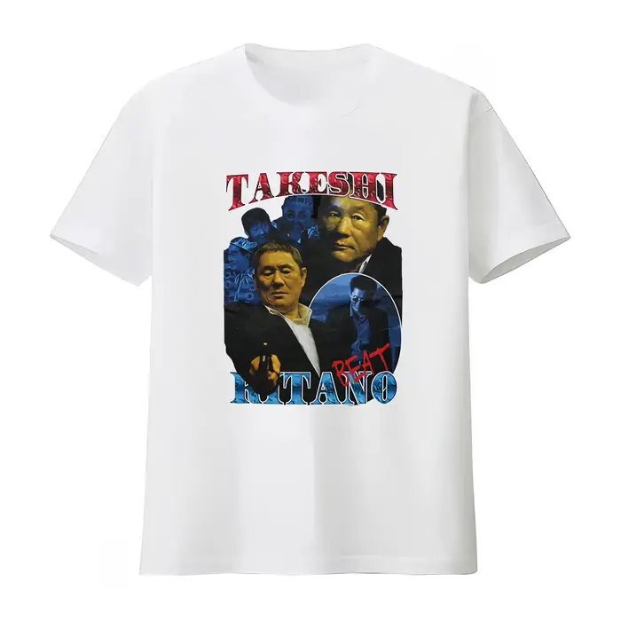 T-shirt promotionnel original Takeshi Kitano Movie Outrage