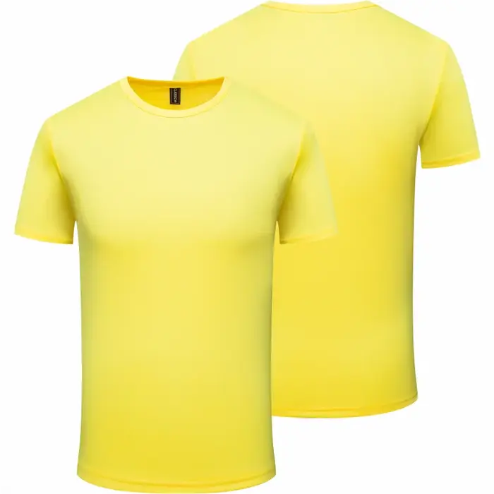 T-shirt à séchage rapide Logo personnalisé haut de sport respirant broderie