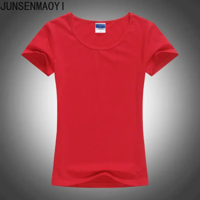 T-shirt Slim Sexy Personnalisé avec Impression de Votre Photo ou de Votre Logo pour Femmes, T-shirt 