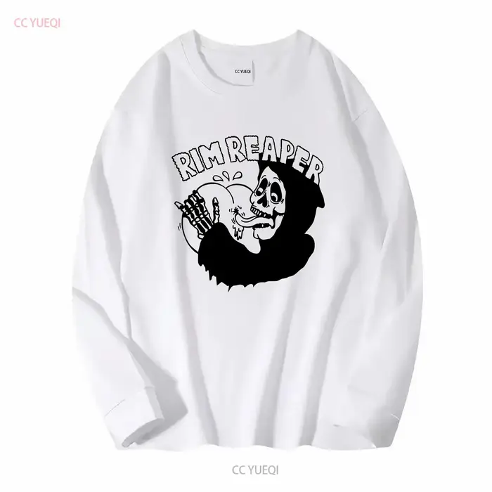RIM REAPER T SHIRT moto hors-la-loi motard vintage lavé streetwear vêtements de créateurs mode élégante légèrement graphique