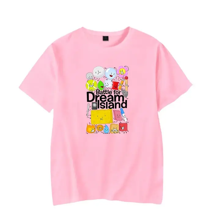 Jacknjellify BFDI bataille pour Dream Island T-Shirt hommes et femmes à manches courtes