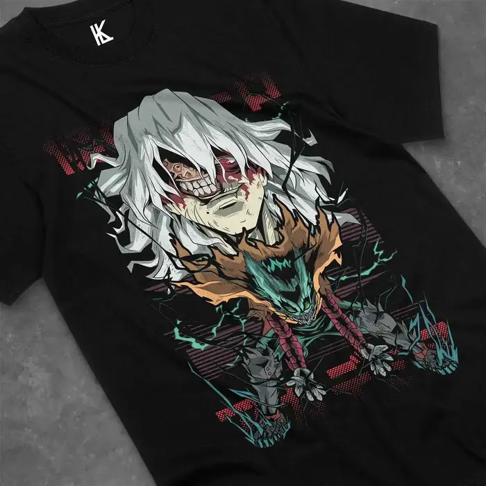 T-shirt Deku Vs Tomura, vêtement en coton, Katsuki Midoriya ShPain