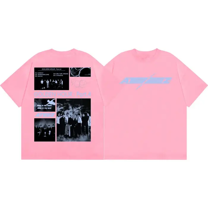 T-shirt Kpop Ateez Merch Album pour hommes et femmes