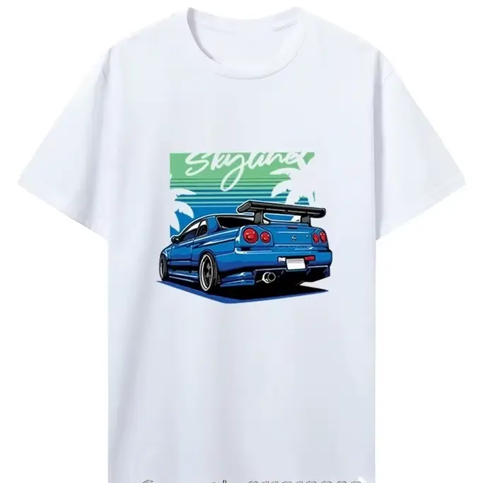 Fast and Furious-T-Shirt à Manches Courtes en Coton pour Homme