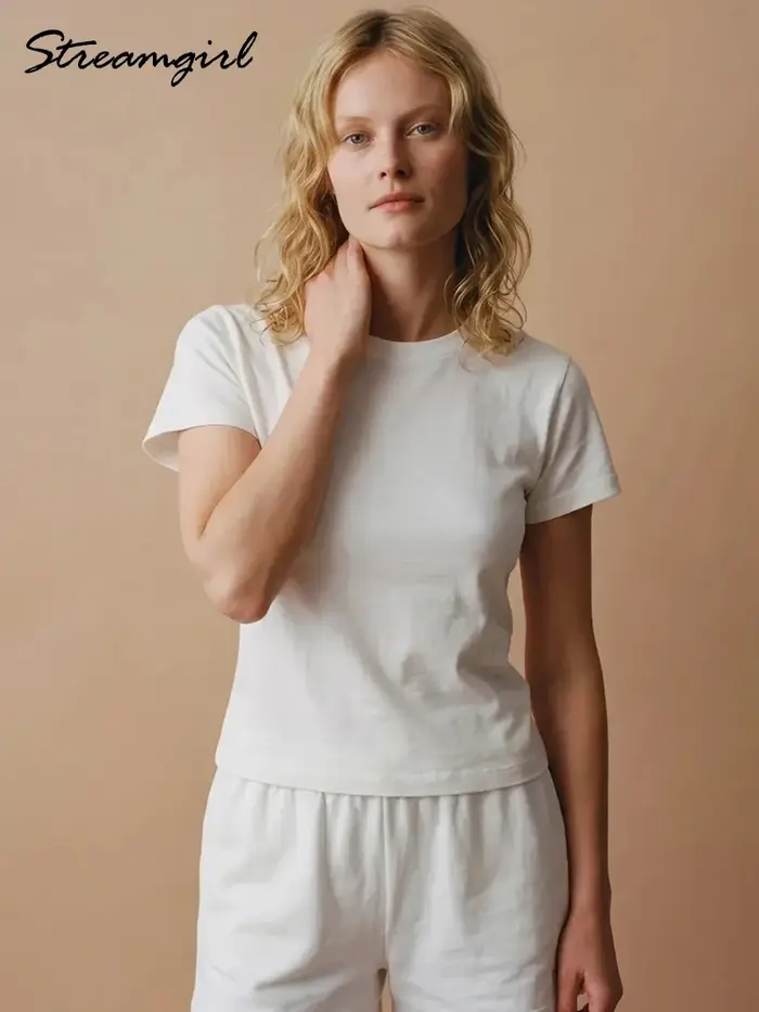 T-shirts basiques pour femmes