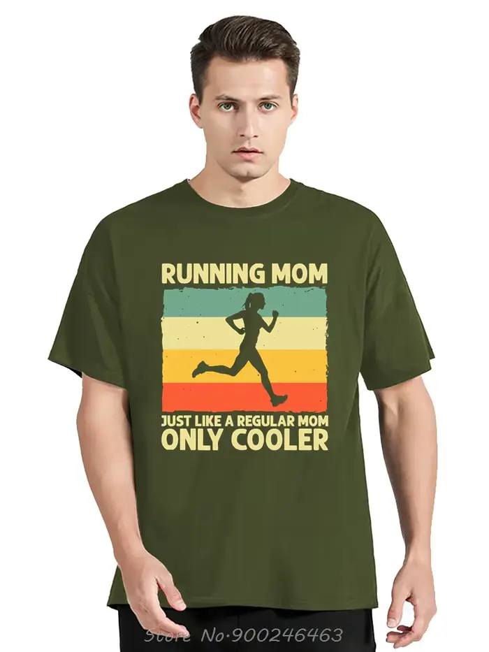 T-shirt graphique MarathhbRunner pour hommes et femmes, graphique en coton, décontracté, streetwear,
