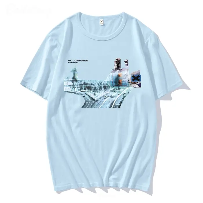 Radiohead-T-shirt Hip Hop pour hommes et femmes