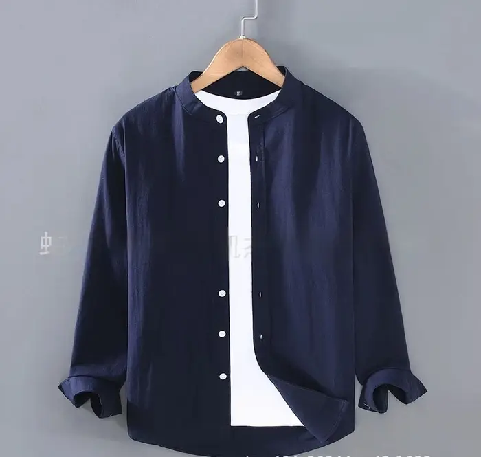 Chemise en lin pour hommes