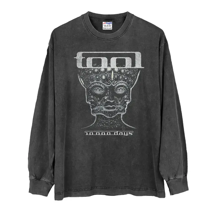 T-shirt Rock Metal Tool Band Streetwear Opeth en coton à manches courtes avec motif pour homme