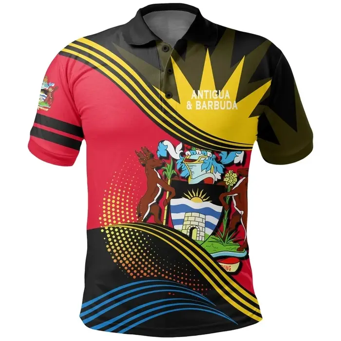 Polo imprimé en 3D pour hommes, chemise à manches courtes avec emblème national, mode campagnarde, v
