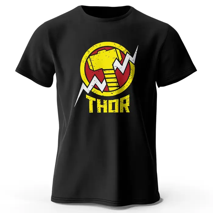 T-shirt imprimé The foreThor pour hommes et femmes
