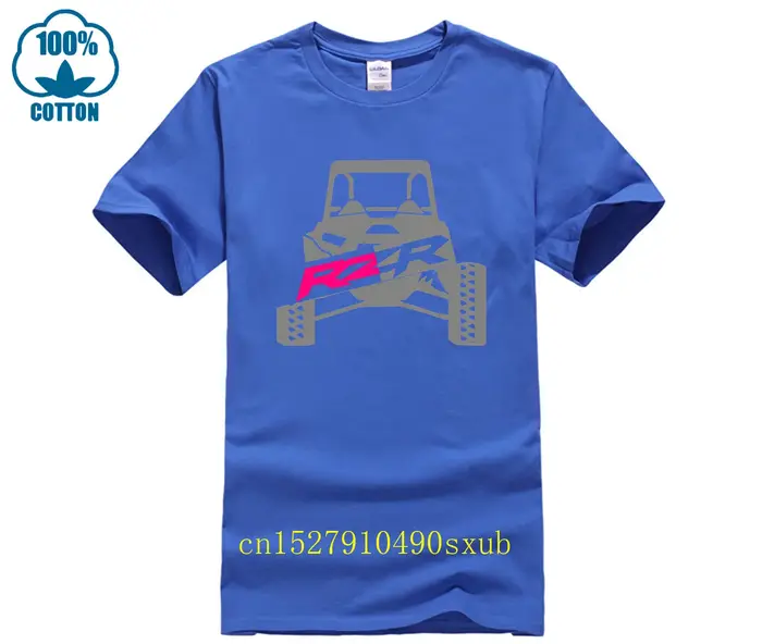 T-shirt imprimé décontracté et amusant pour hommes, personnalisé Polaris RZR