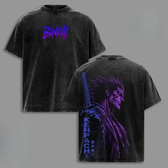 T-shirt Zaraki Kenpachi à imprimé cool