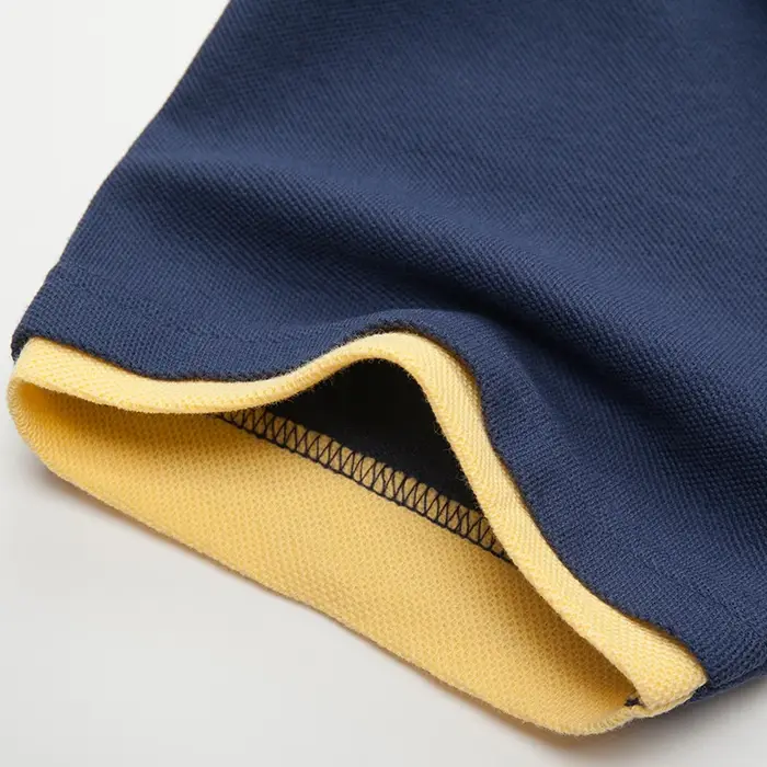 Polo en pur coton à manches courtes pour hommes