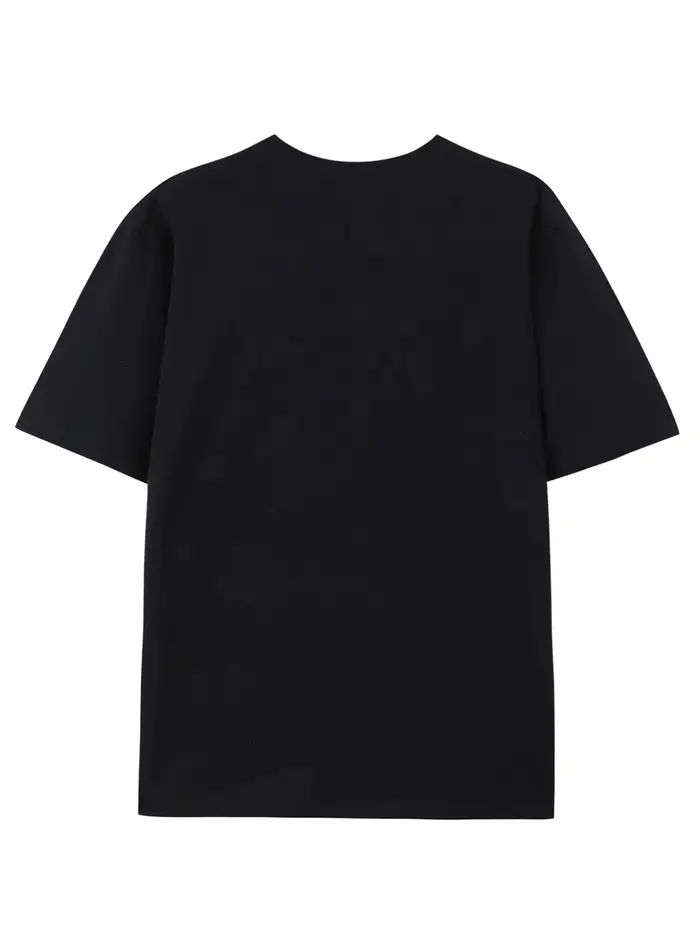 T-shirt décontracté en coton pour hommes avec imprimé de lettre J élégant – Respirant et confortable pour les t-shirts