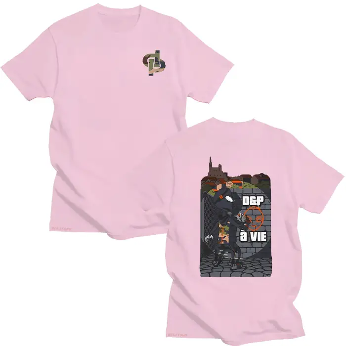 D & p À Vie Box T-Shirt rappeur JuL t-shirts hommes Style de rue pur coton