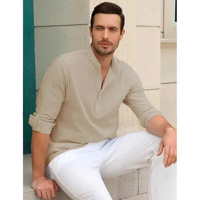 Chemises à manches longues pour hommes