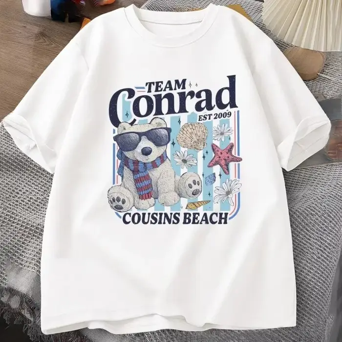 T-shirt Team Conrad Junior Mint Bear pour hommes et femmes