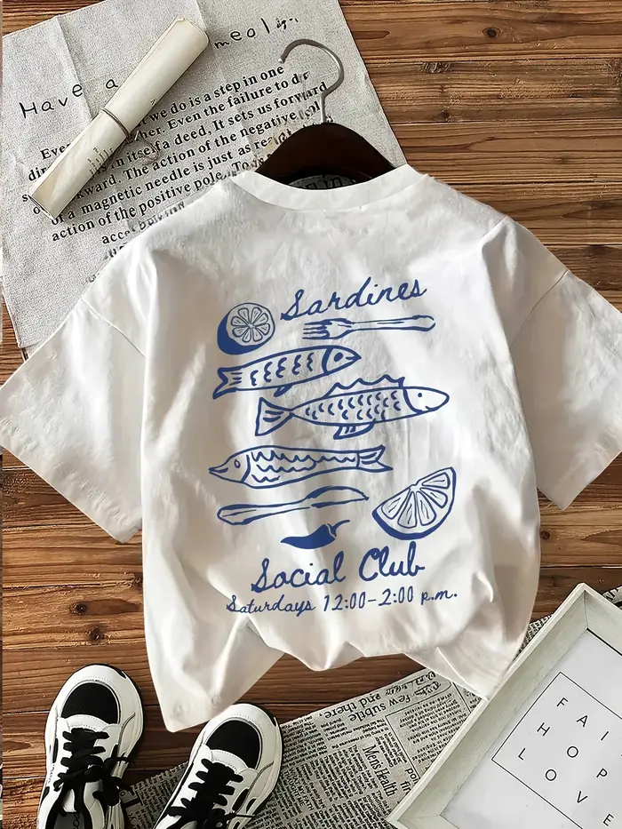 T-shirt graphique Sardines Social Saturdays