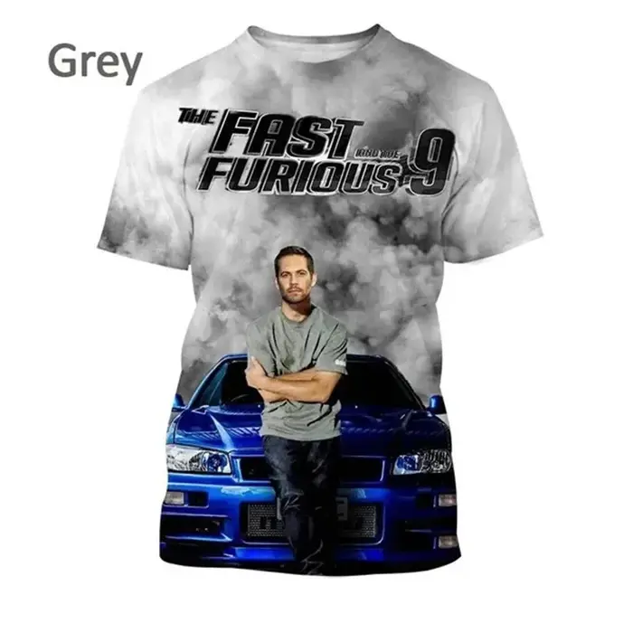 T-shirt Fast and Furious pour hommes et femmes