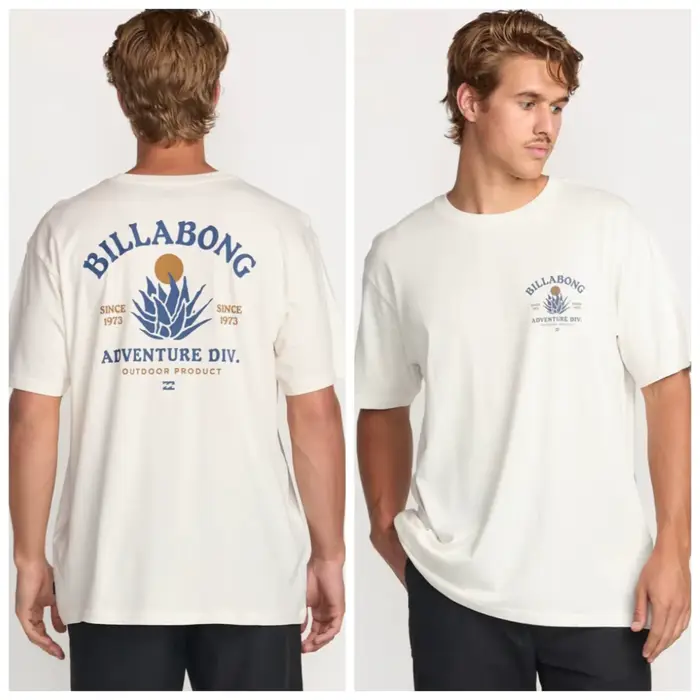Billabong T-shirt décontracté en pur coton pour homme PRFOSports 2026 – Collection été – Vêtements