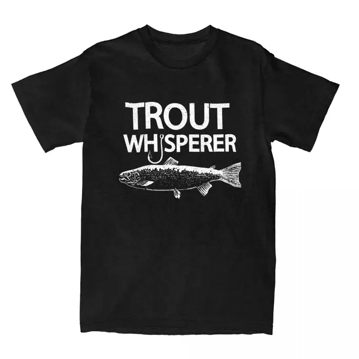 T-shirt de pêche à la truite pour hommes