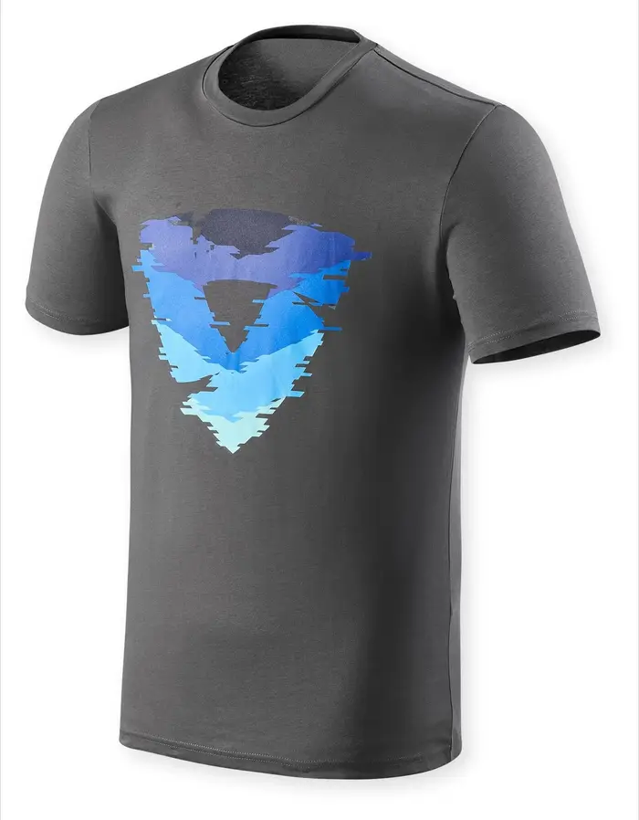 2025 nouveau modèle REV'IT! T-shirt imprimé, T-shirts d'été en pur coton pour hommes et femmes, manc