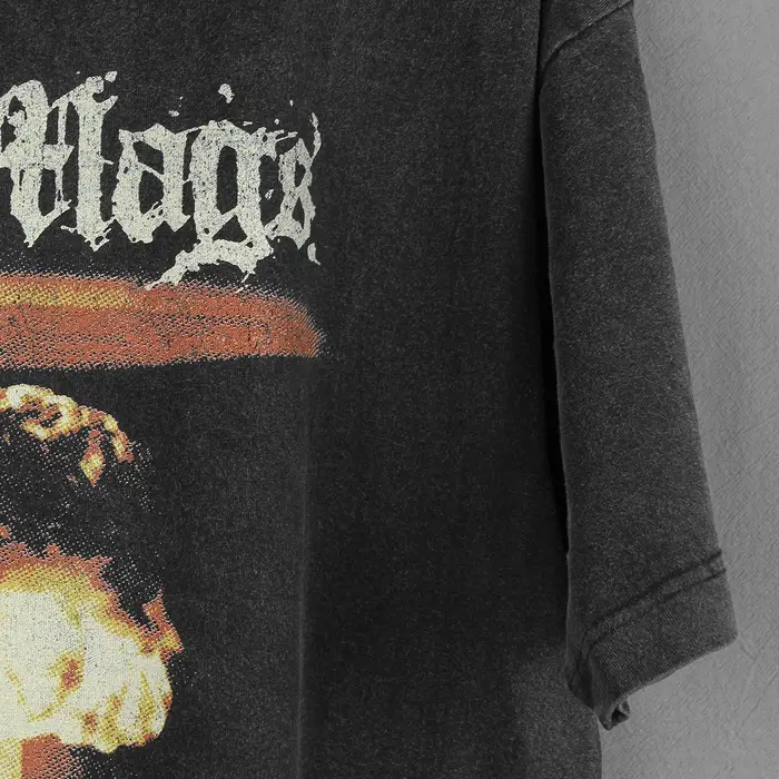 Cro-Mags t-shirt l'âge du quarrel Hardcore Punk Thrash Corrosion de la Conformité lavé manches longues hommes coton imprimé chemise