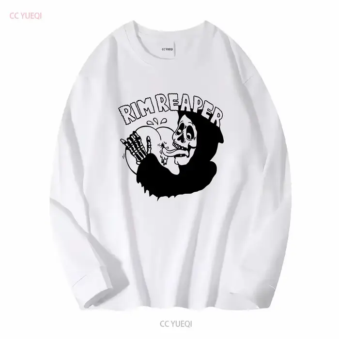 RIM REAPER T SHIRT moto hors-la-loi motard vintage lavé streetwear vêtements de créateurs mode élégante légèrement graphique