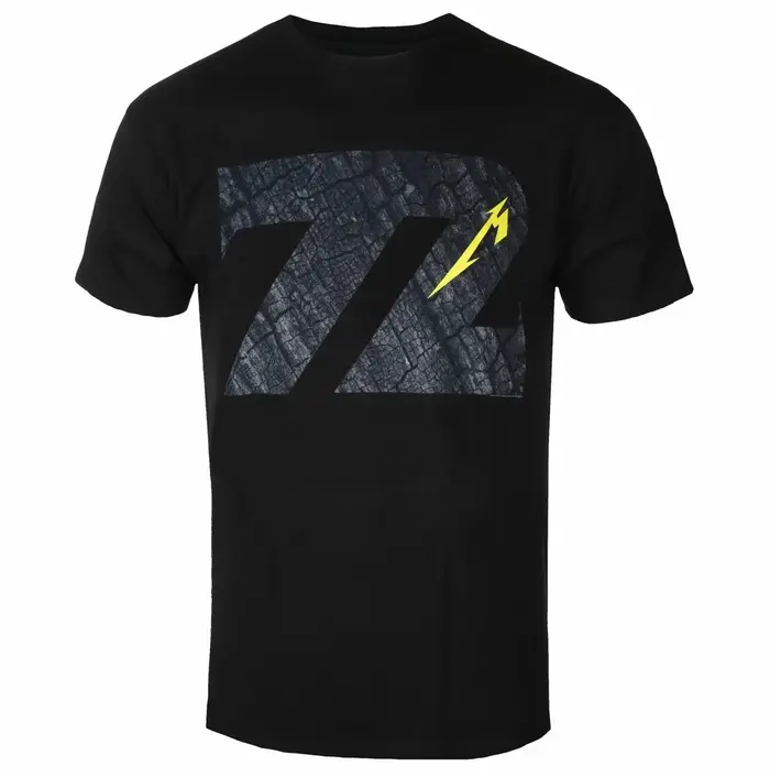 T-shirt neutre imprimé en 3D Metallica 72 Seasons World Tour, style rétro américain, à manches court