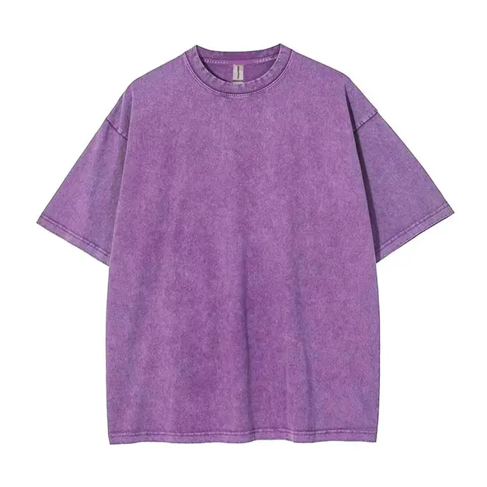 T-shirt à Manches Courtes en Coton pour Homme, Col Rond, Solide, Décontracté, Vintage, Streetwear, H