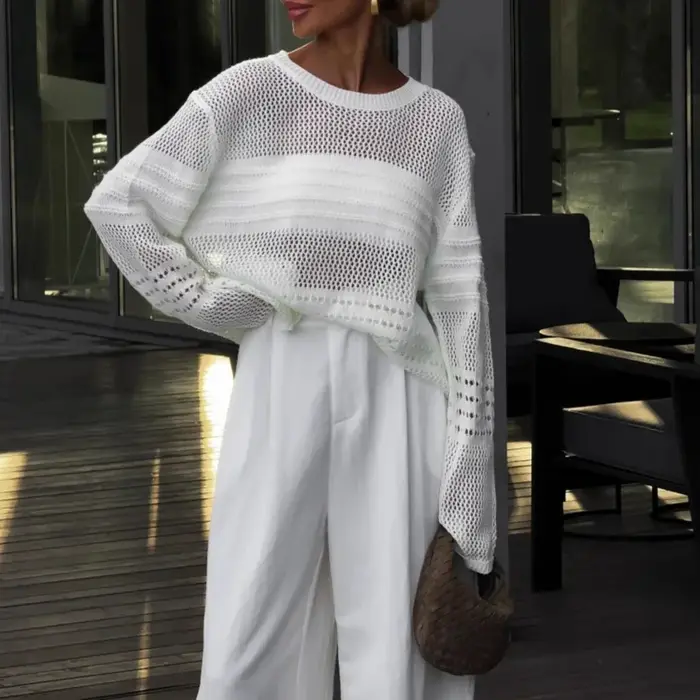 Haut en tricot pour femmes