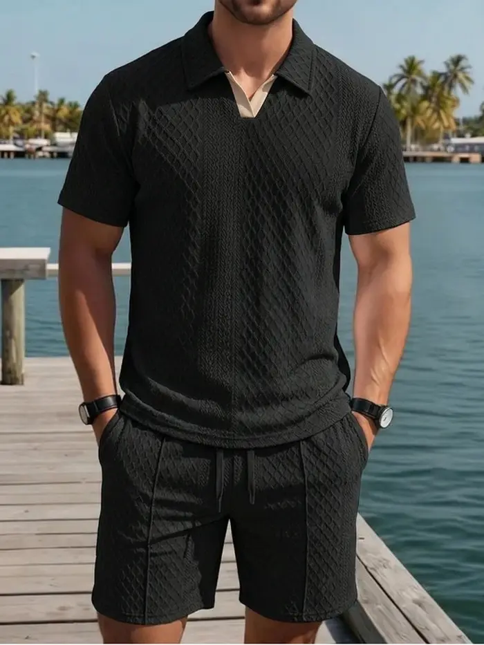 Ensemble polo et short pour homme