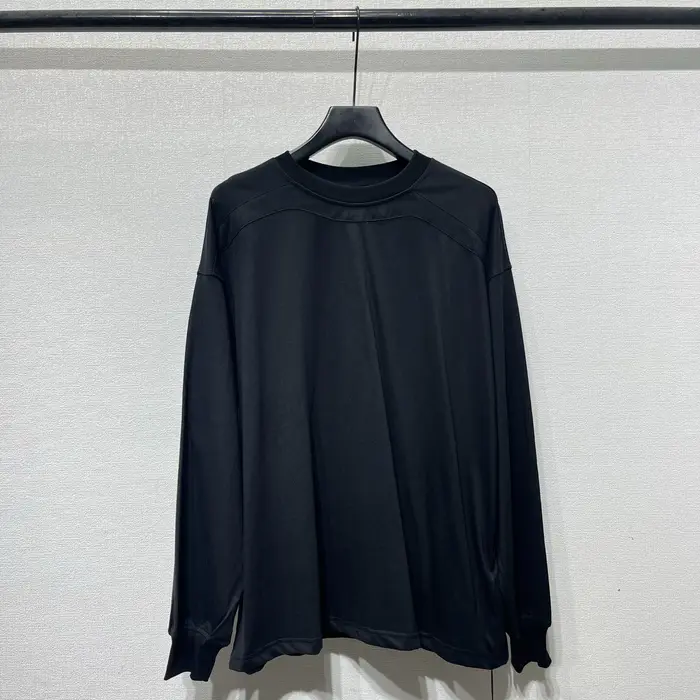 RO déconstruction épissage coupe couleur unie manches T-shirt hommes femmes haute qualité coton T petit haut t-shirts