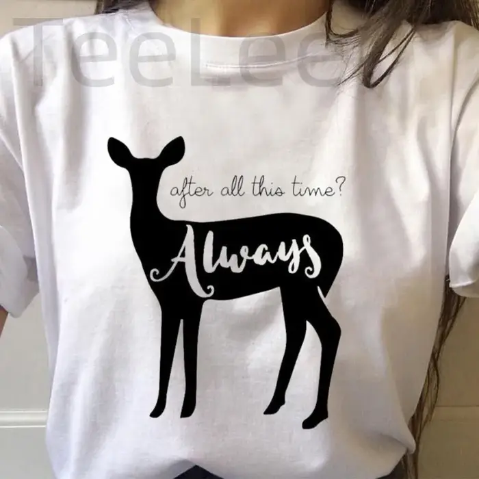 T-shirt pour Femme avec Imprimé de Cerf