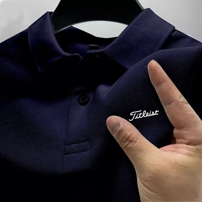 Nouveau T-shirt polo imprimé minimaliste pour homme, tendance 2026, vente chaude, tenue de golf esti