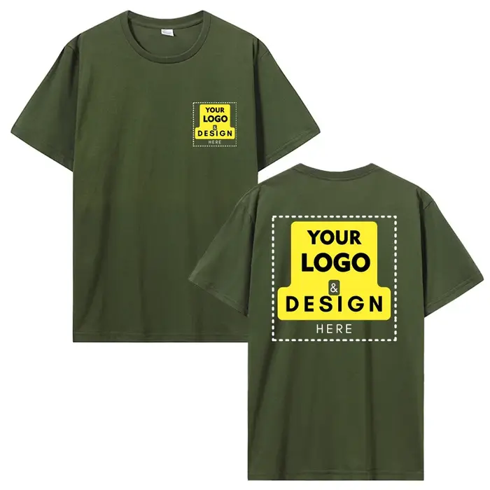 Votre conception ici t-shirts coton T-Shirt personnalisé faire
