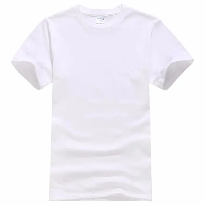Été 100% coton T-Shirts hommes décontracté à manches courtes solide coton col rond doux T-Shirts bas